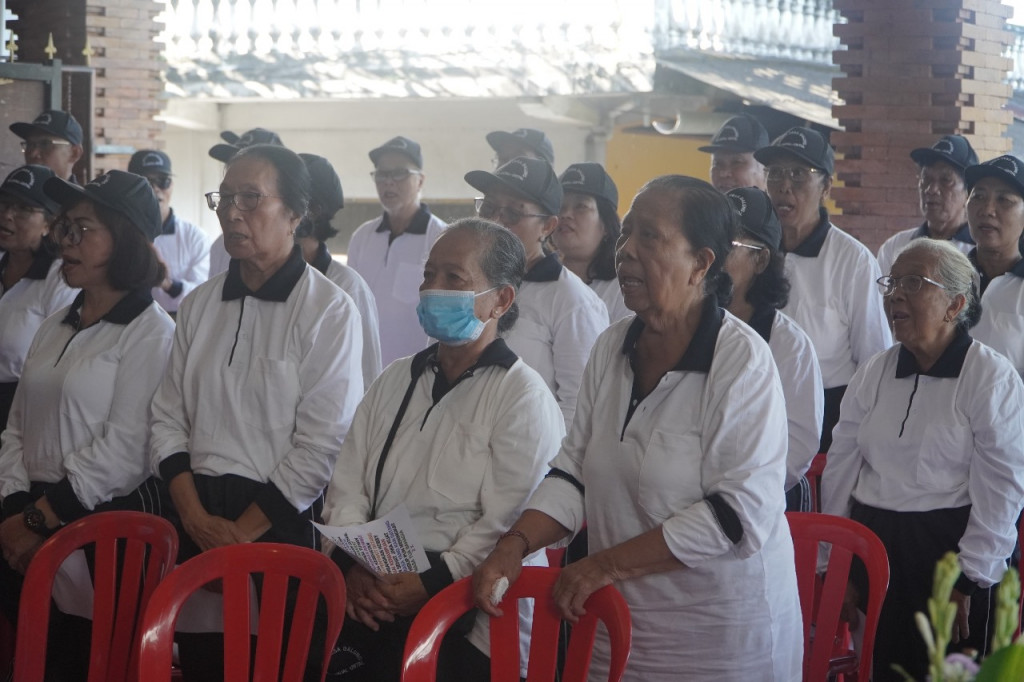 Antusias Lansia pada Launching Posyandu Lansia Terpadu di Banjar Untal-Untal Dalung